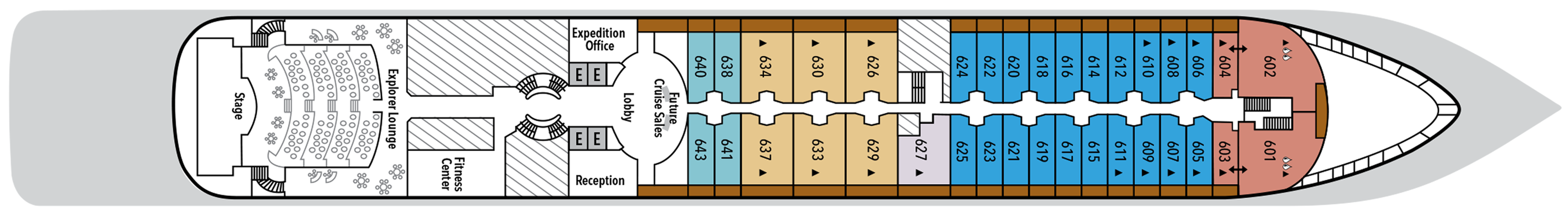 Silversea Cruises Silver Cloud Deck 6.png